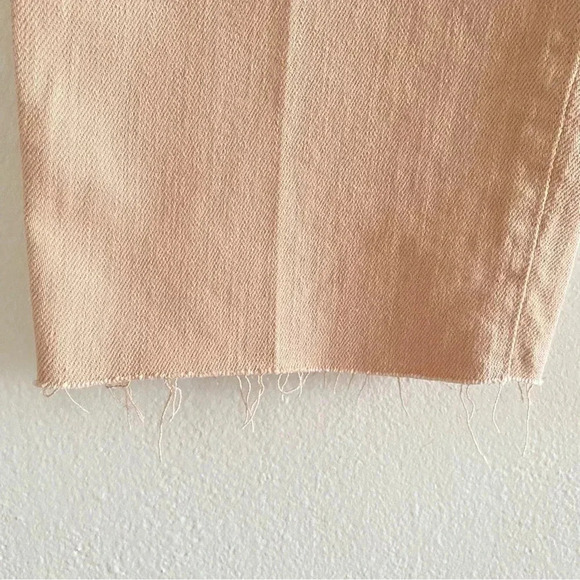 L'AGENCE Sada High Rise Cropped Straight Jeans in Dusty Pink Sz 28, 32 - Picture 8 of 10
